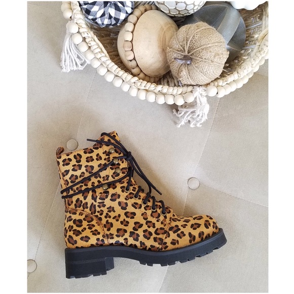 Cool Cat Grunge Leopard Maverick combat boots MIA - Picture 13 of 16